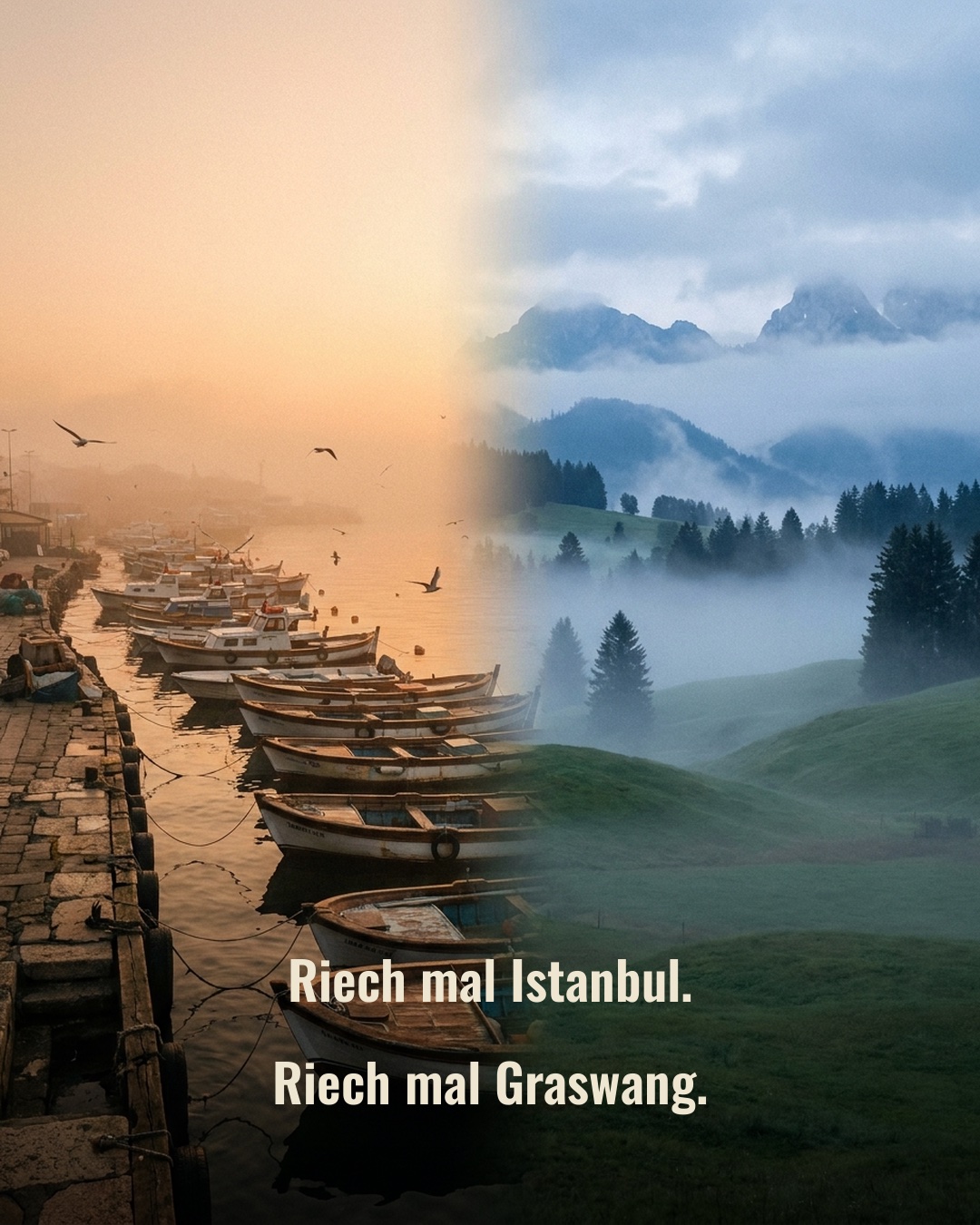 „Riech mal Istanbul. Riech mal Graswang.“